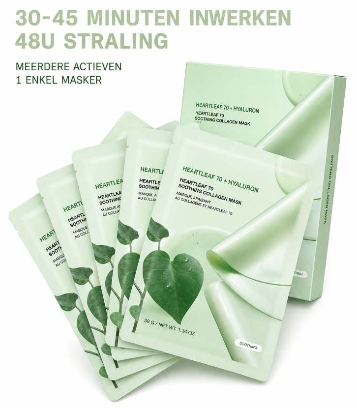Ellegante™ - Aloe Vera | Hydraterende gezichtsmasker